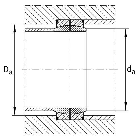 GE320-DO Spherical Plain Bearing drawing GE320-DO Spherical Plain Bearing drawing
